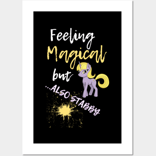 Feeling Magical but also Stabby Posters and Art